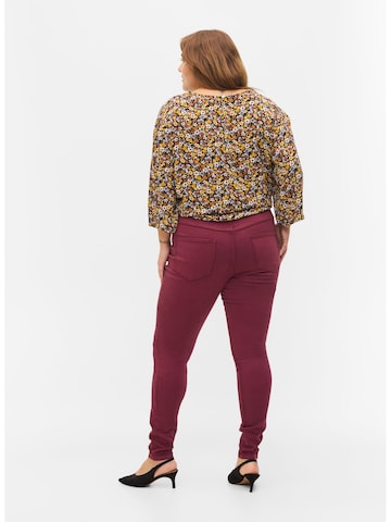 Zizzi Skinny Jeans 'Amy' in Red