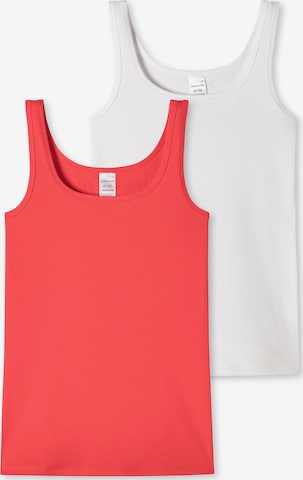SCHIESSER Top ' 95/5 Organic Cotton ' in Red: front