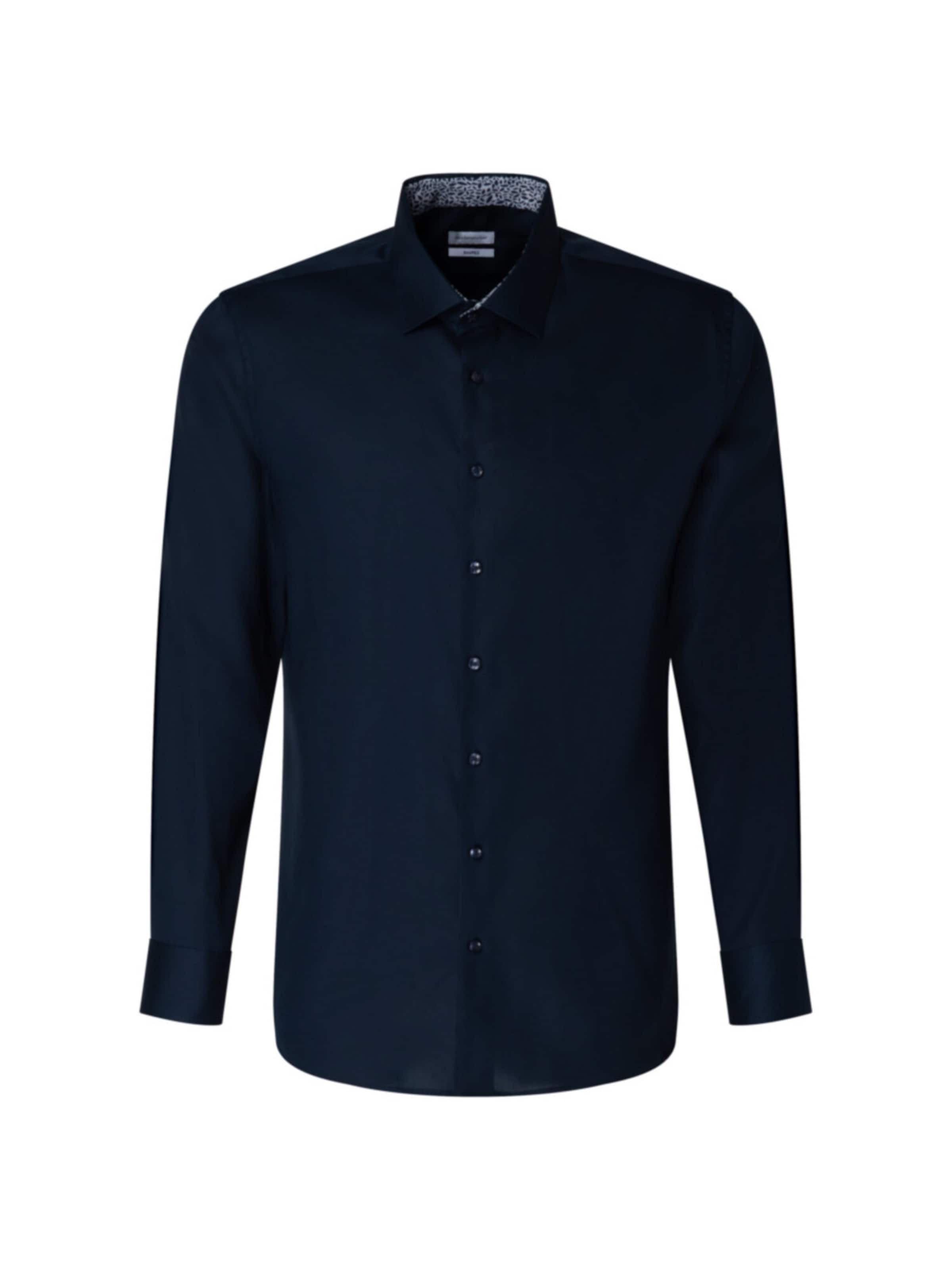 SEIDENSTICKER Slim fit Zakelijk overhemd in Blauw: voorkant
