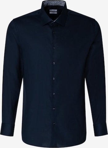 Coupe slim Chemise business SEIDENSTICKER en bleu : devant