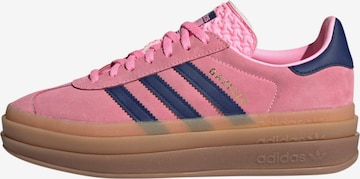 ADIDAS ORIGINALS Низкие кроссовки 'Gazelle Bold' в Ярко-розовый: спереди