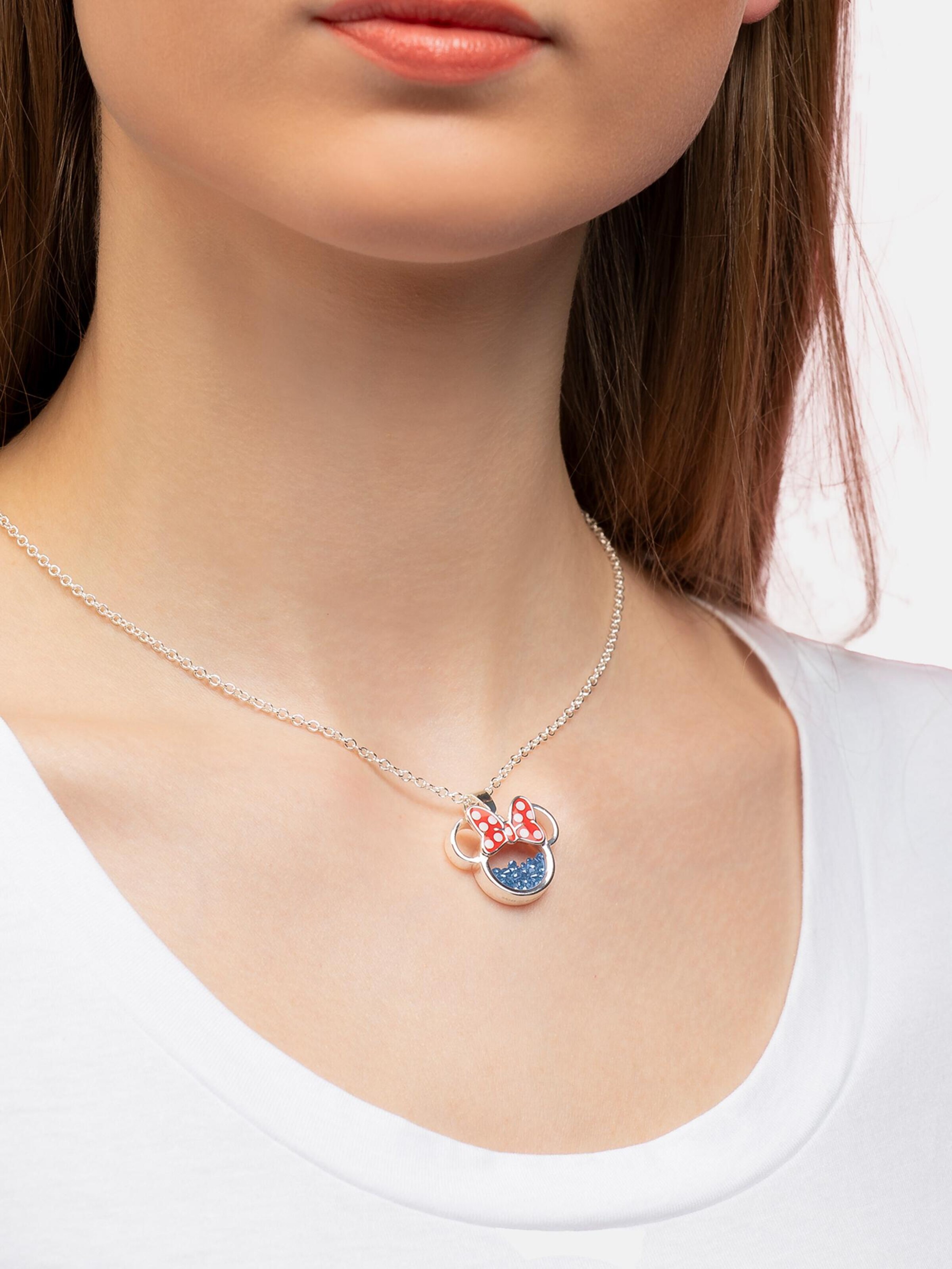 Bijou 'Minnie Mouse Geburtsstein' DISNEY en bleu : devant