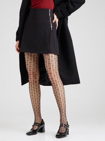 Trendyol Regular Trousers in Black: front