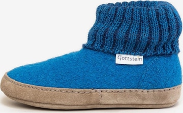 Gottstein Hausschuh 'Hüttenschuhe Alpine Boot LE' in Blau: Vorderseite