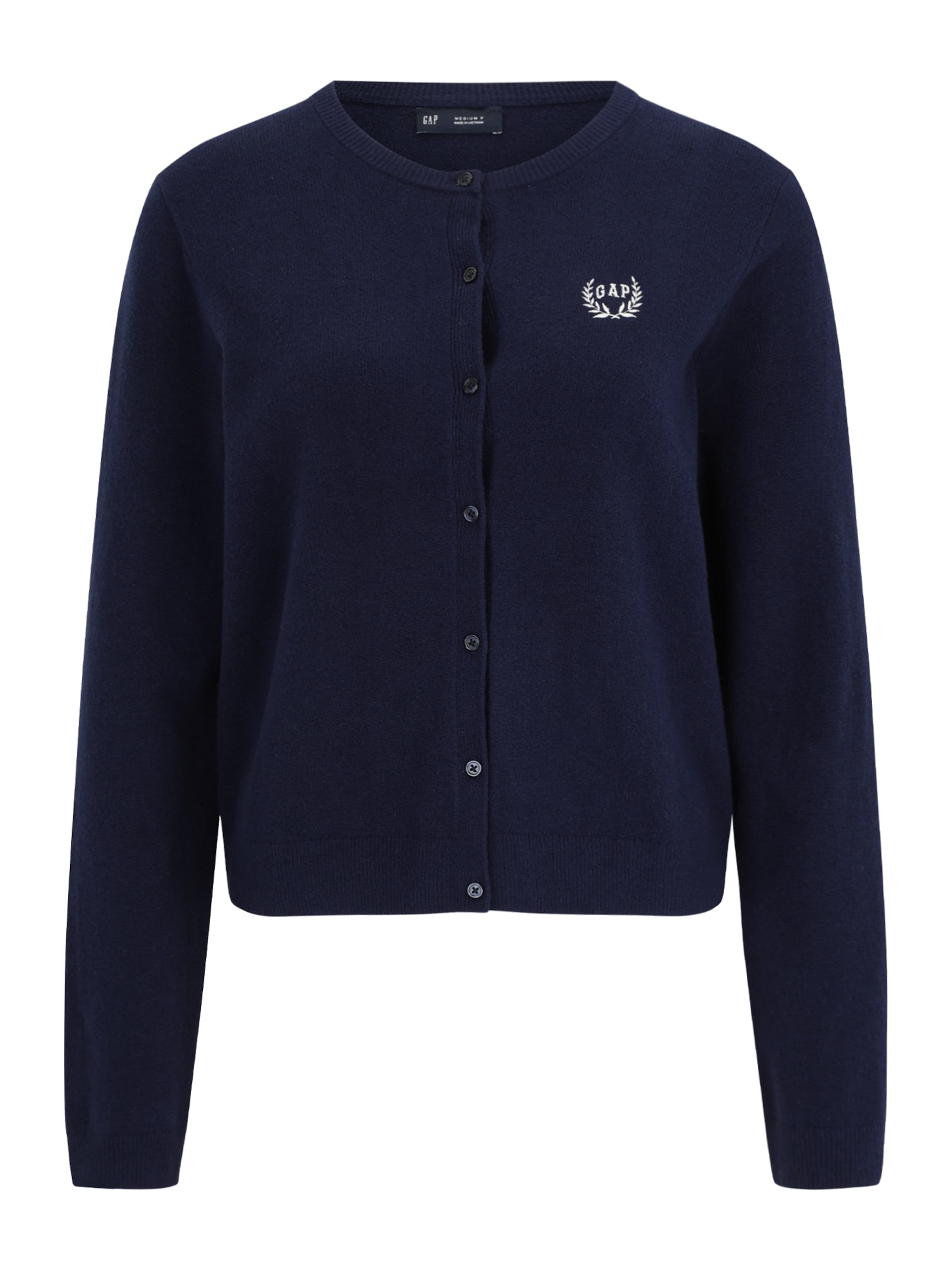 Gap Petite Πλεκτή ζακέτα σε μπλε: μπροστά