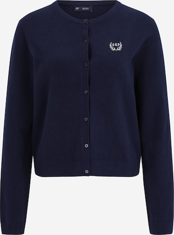 Gap PetiteKardigan - plava boja: prednji dio