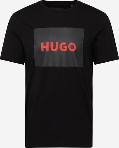 HUGO Tričko 'Dulive222' - červená / čierna, Produkt