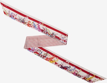 Foulard ' FLORAL TWILLY ' Roeckl en rouge : devant