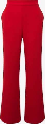 Ulla Popken Trousers in Red: front