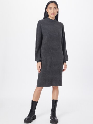 SOAKED IN LUXURY Knitted dress 'Dagny' in Black: front