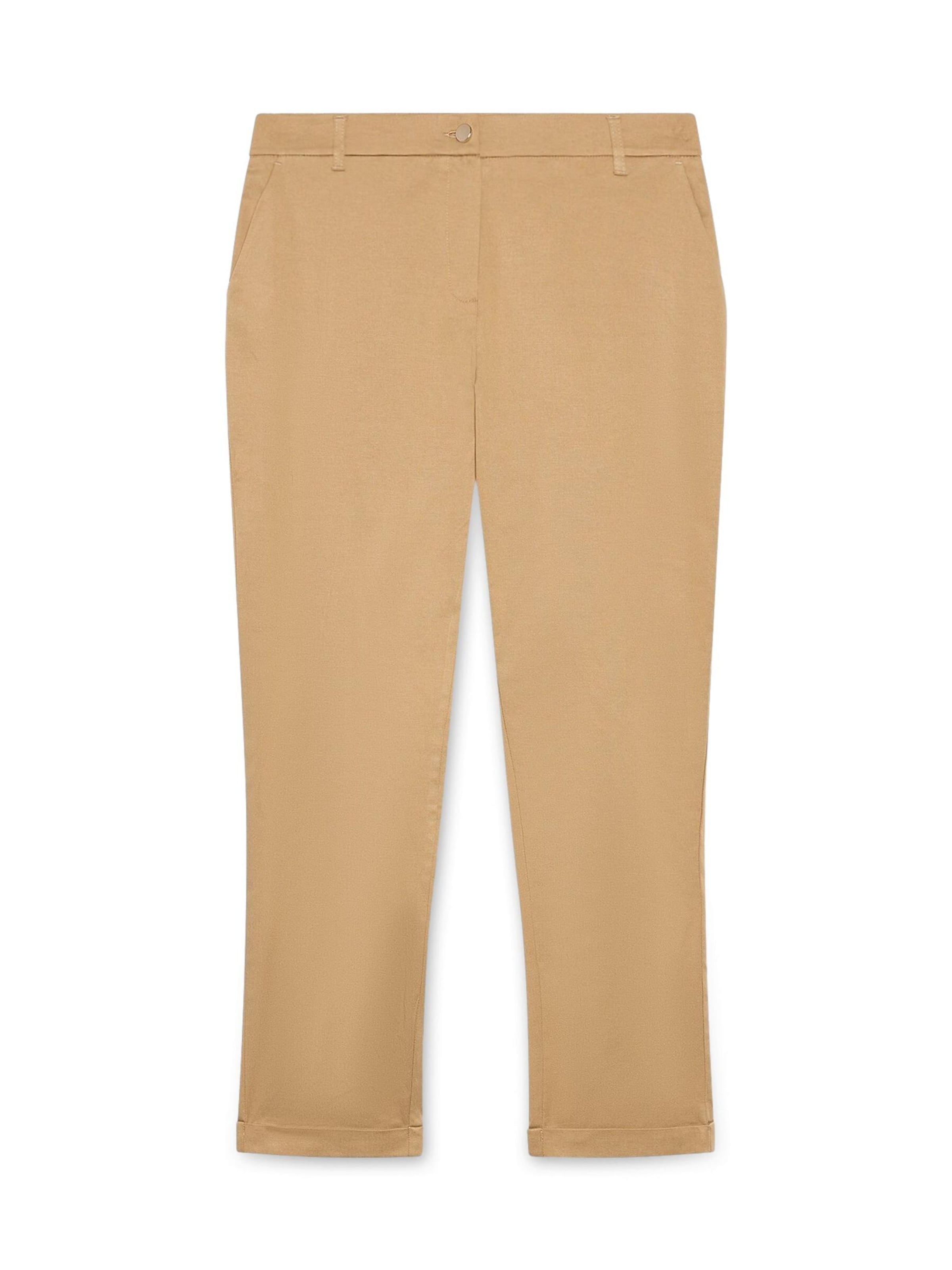 Regular Pantalon Fiorella Rubino en beige : devant