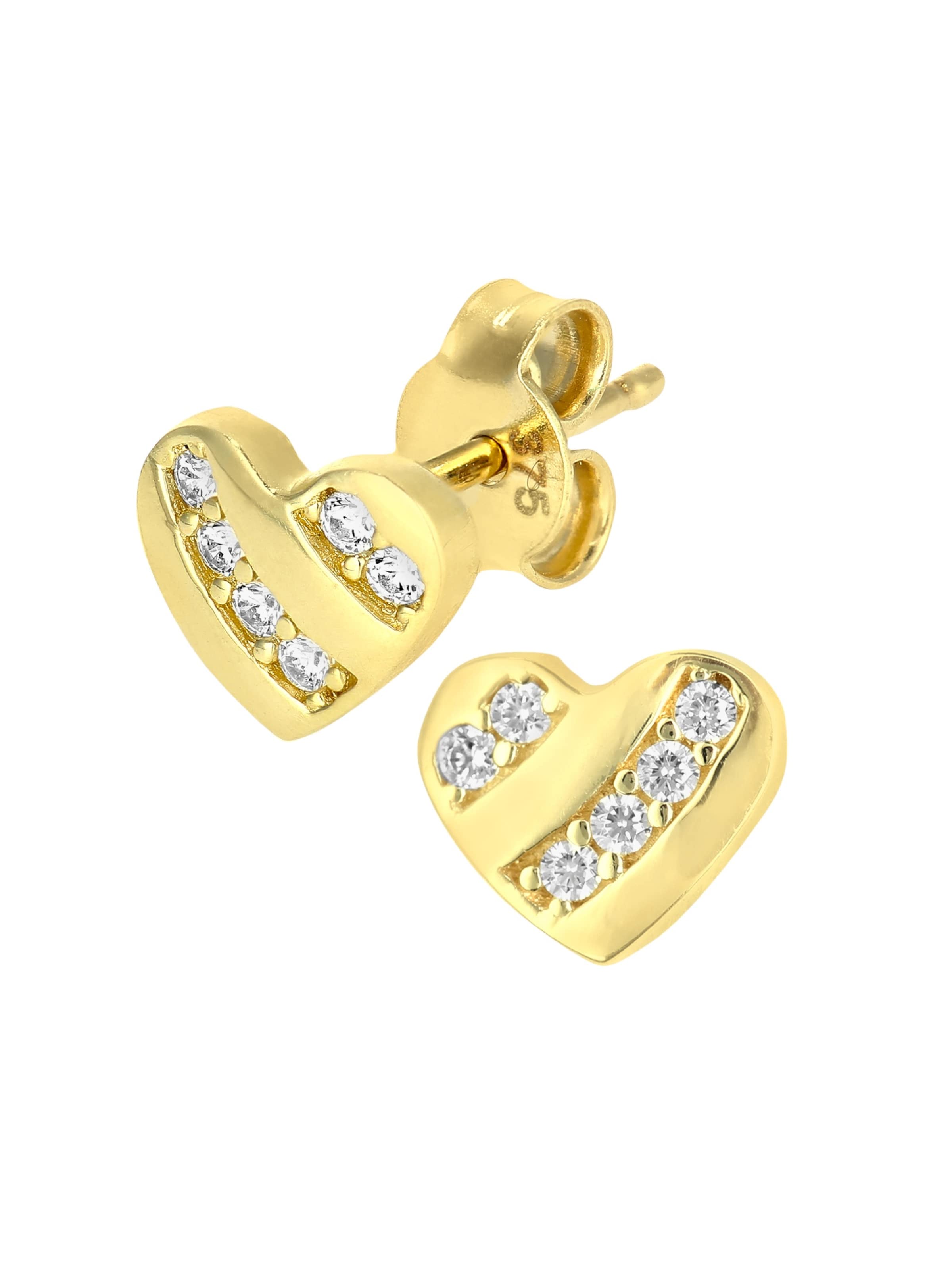 Vanlere Earrings in Gold: front