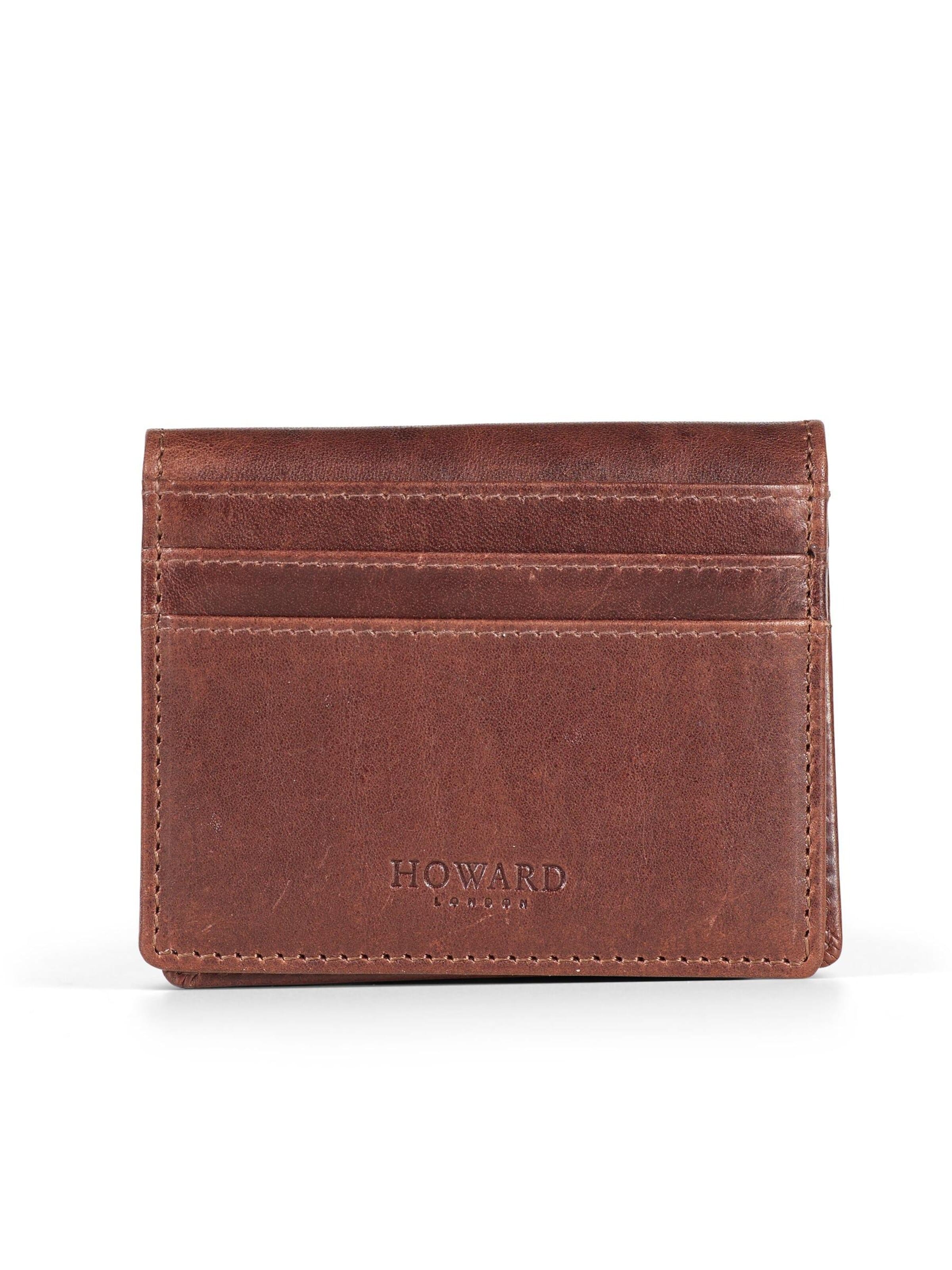 Porte-monnaies 'Howard Cardwallet Nort Brown' Howard London en marron : devant