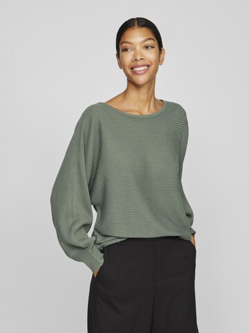 VILA Sweater in Green: front