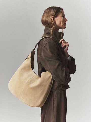Next Skuldertaske i beige: forside