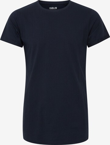 !Solid Shirt 'LONGO' in Blauw: voorkant