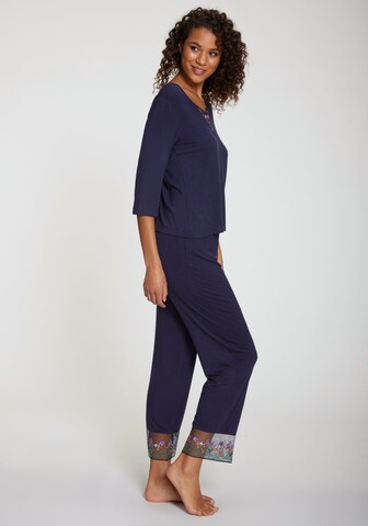 LASCANA Pajama in Blue