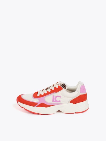 Baskets basses Lola Casademunt en rouge : devant