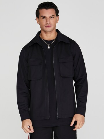 SikSilk Tussenjas in Zwart: voorkant