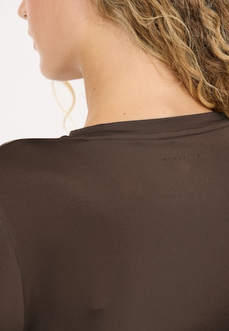 Athlecia Performance shirt 'Almi V2' in Brown