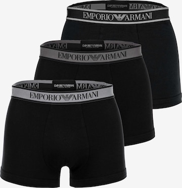 Boxers Emporio Armani en noir : devant
