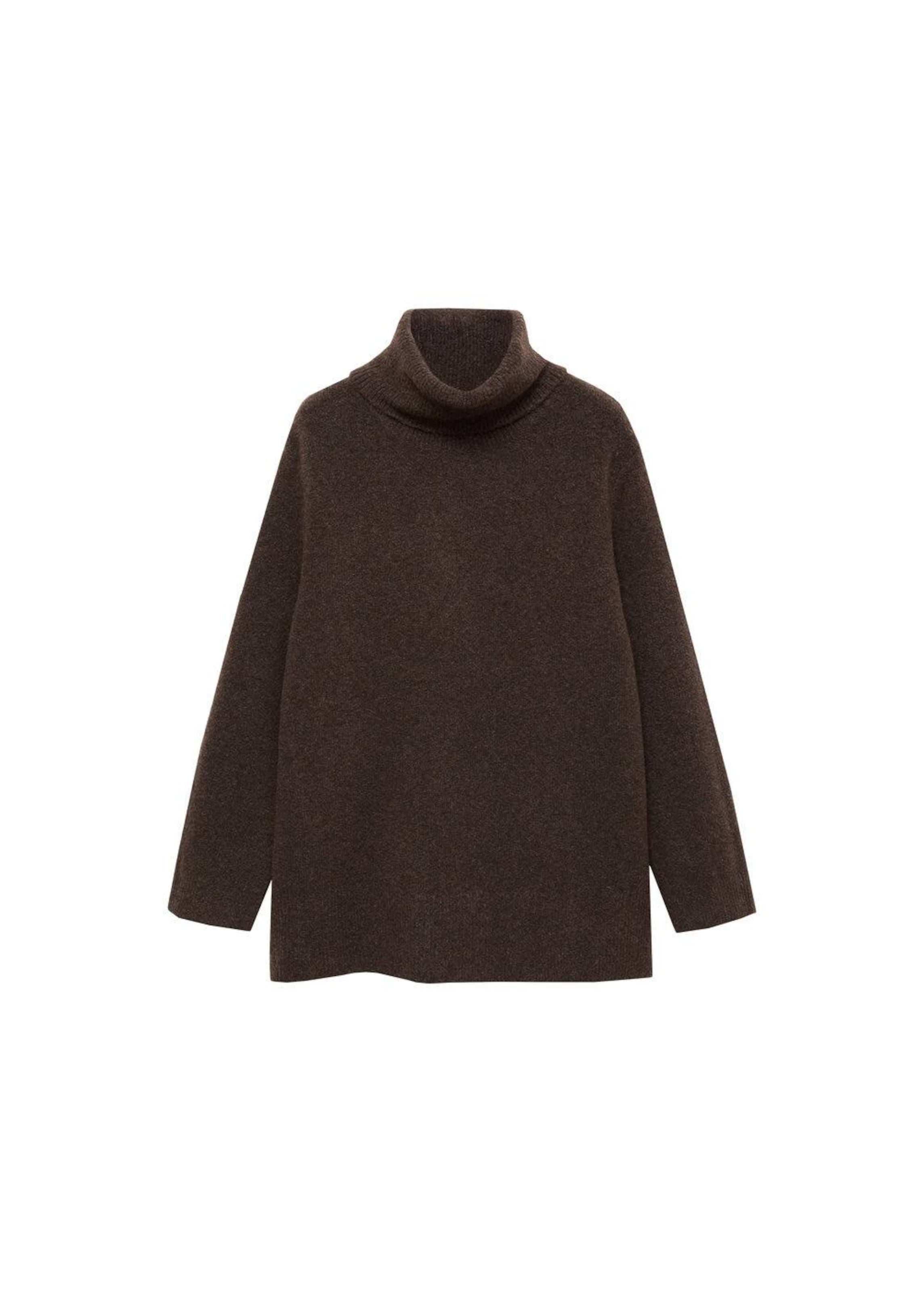 MANGO Pullover 'Camilo' in Braun: Vorderseite