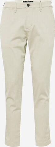 HOLLISTER Slimfit Chino kalhoty – zelená: přední strana