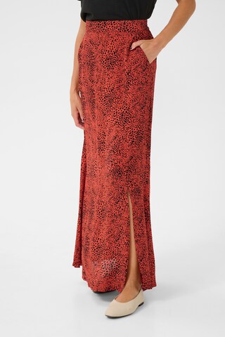 Kaffe Skirt in Red: front