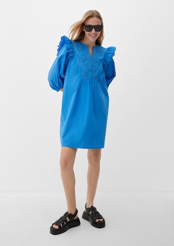 Robe-chemise QS en bleu