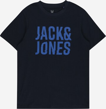 Jack & Jones Junior Tričko 'ARTHURS' – modrá: přední strana