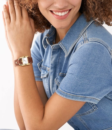 FOSSILAnalogni sat 'HARWELL' - smeđa boja: prednji dio