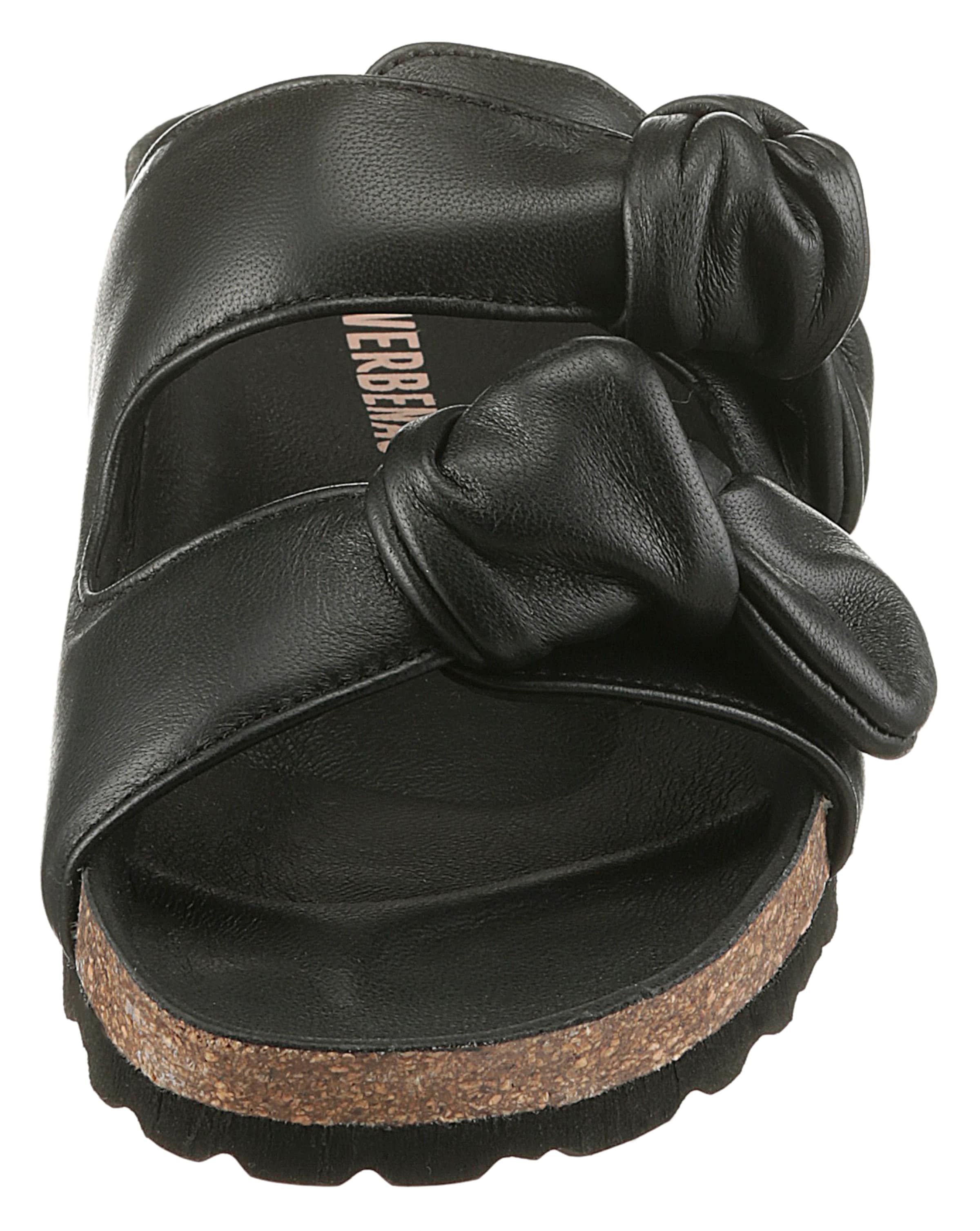 VERBENAS Mules in Black