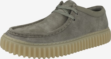 Chaussure à lacets CLARKS en bleu : devant