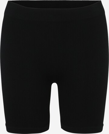 WEEKDAY Skinny Shorts 'Ina' in Schwarz: predná strana