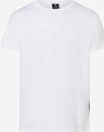 G-Star RAW Póló 'Velcro' - fehér: elől