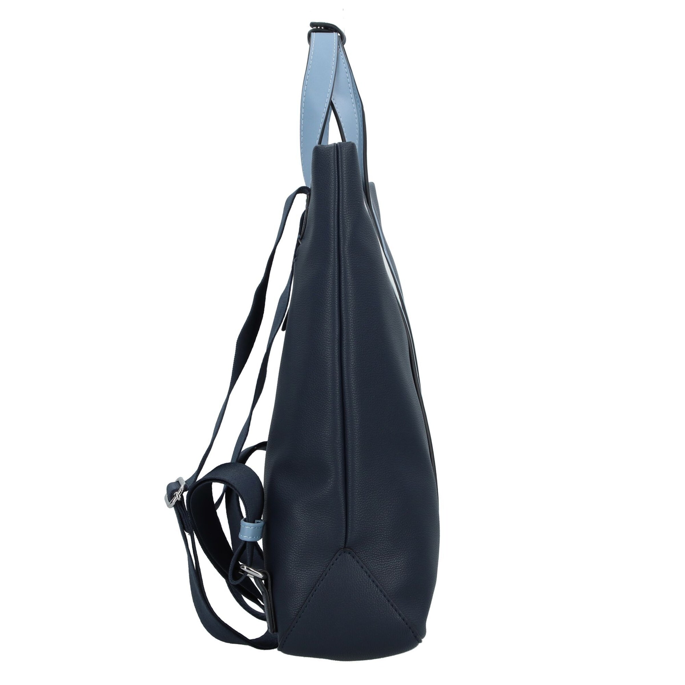 TOM TAILOR Rugzak 'Zena' in Blauw