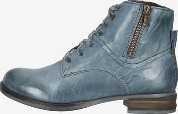 JOSEF SEIBEL Lace-Up Ankle Boots 'Sanja 11' in Blue