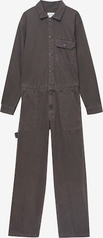 Pull&Bear Jumpsuit in Grijs: voorkant