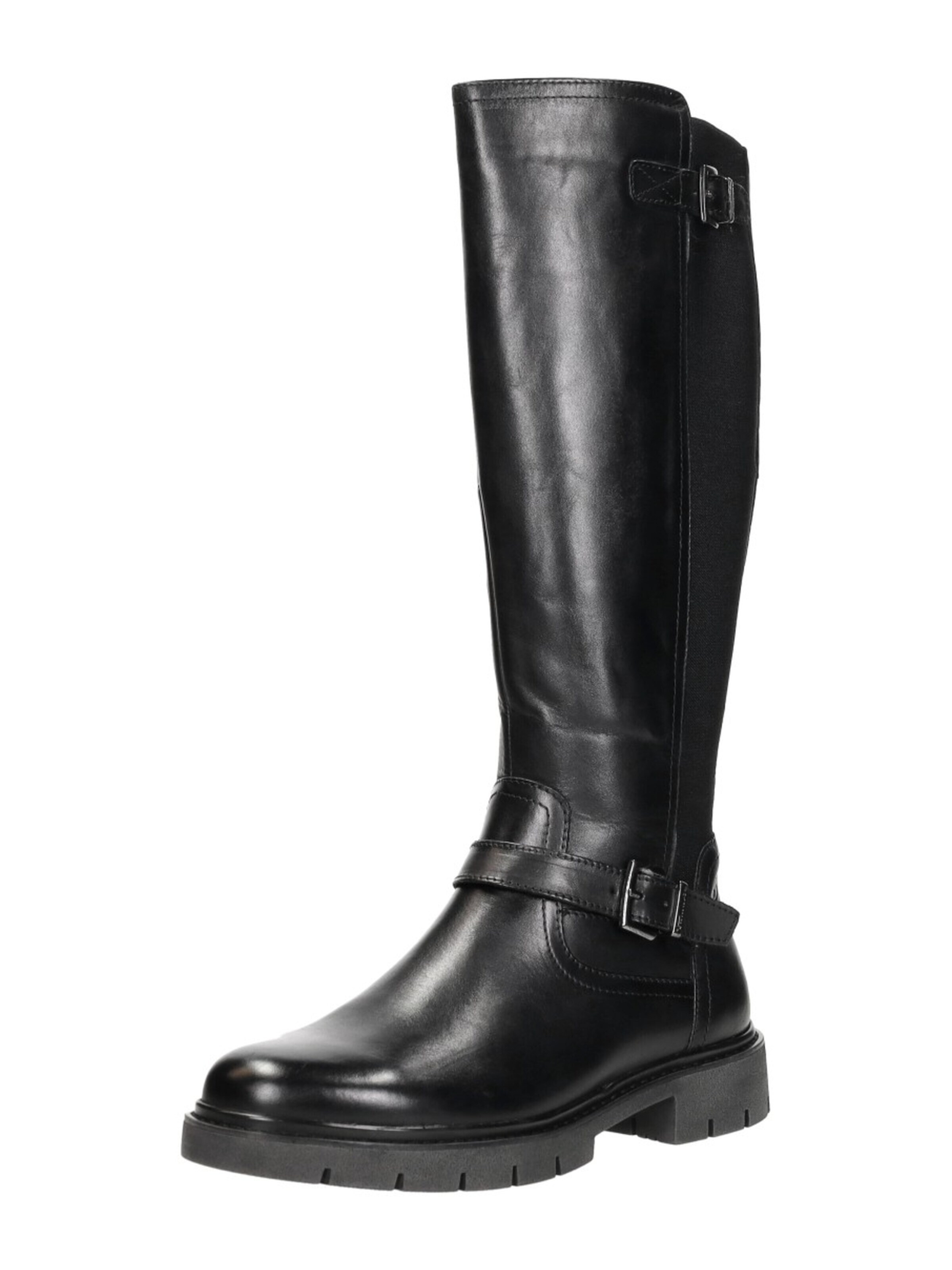 Tamaris Boots 'Lange Laarzen' in Zwart
