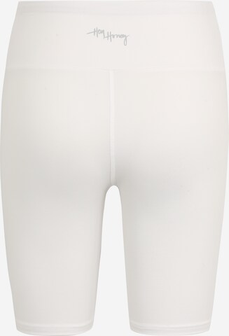 Hey Honey Skinny Workout Pants in White