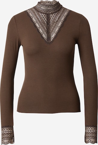 ONLY Shirt 'TILDE' in Brown: front