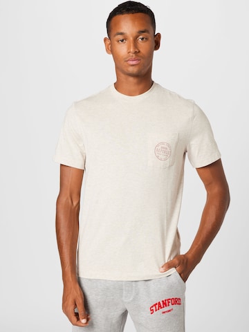 Banana Republic T-Shirt 'TRAIN' in Beige: predná strana