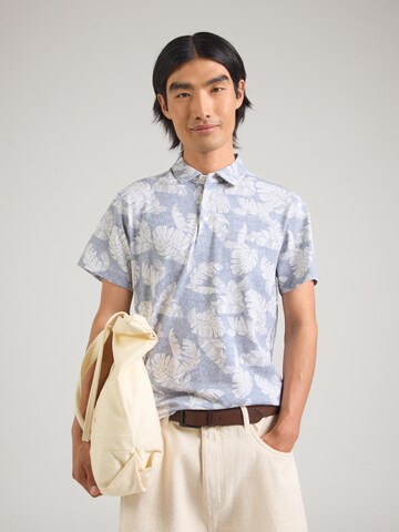 T-Shirt 'Hydra' Bruun & Stengade en bleu : devant