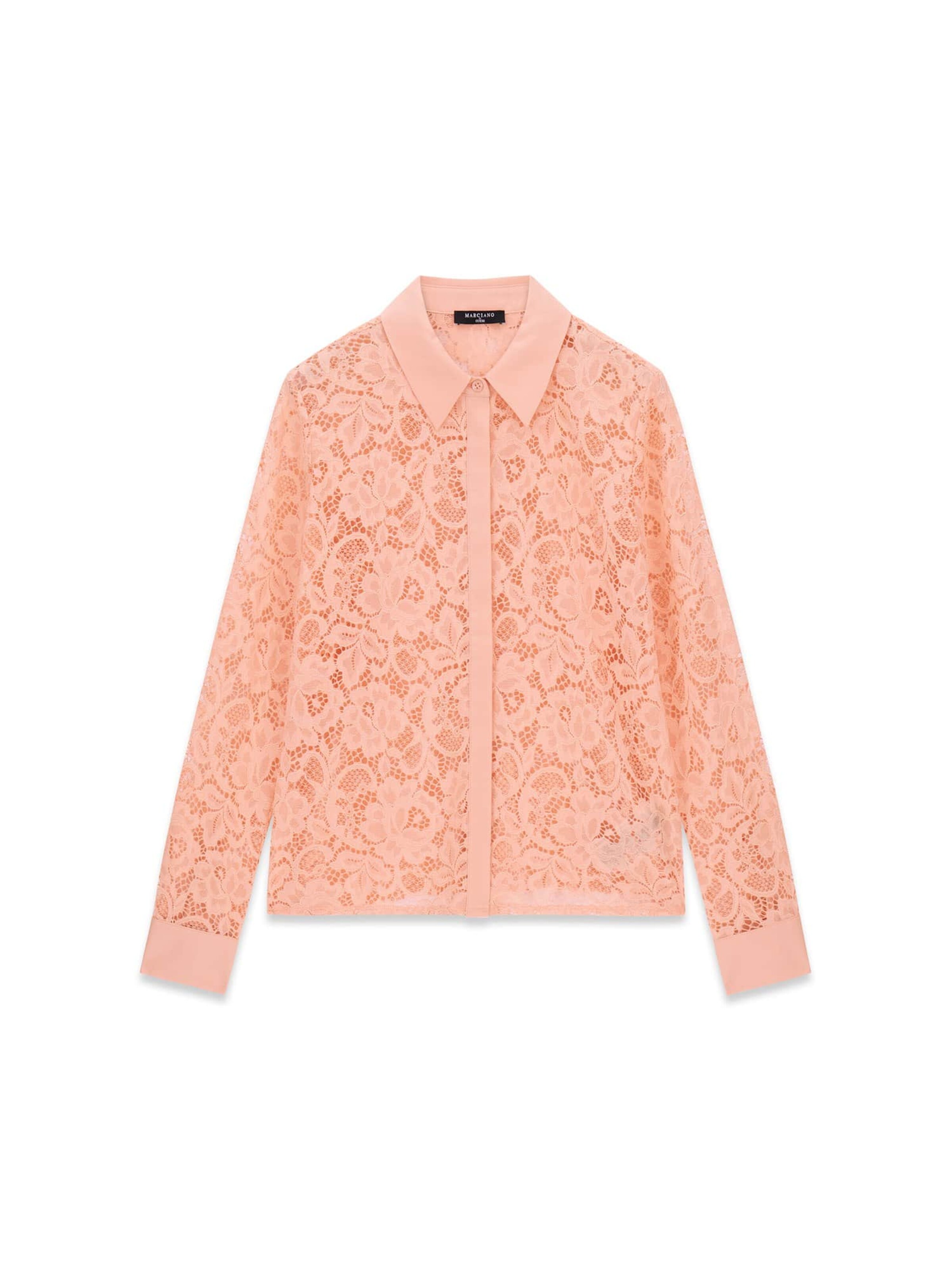 MARCIANO LOS ANGELES Blouse in Orange: front