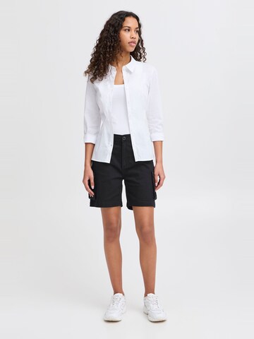 Regular Pantalon cargo 'Kvinne' Oxmo en noir