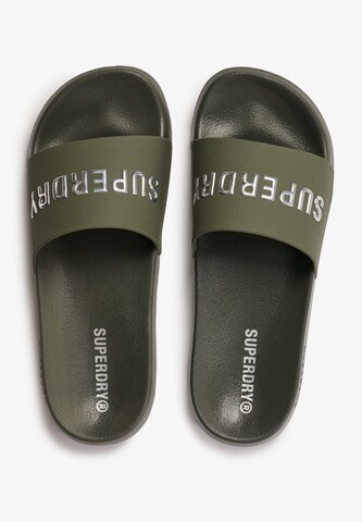 Claquettes / Tongs Superdry en vert