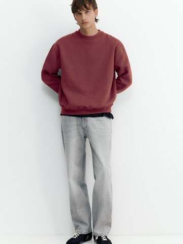 Sweat-shirt Pull&Bear en rouge