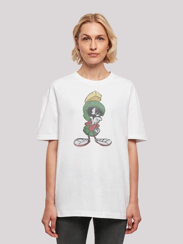 F4NT4STIC Oversized shirt 'Marvin The Martian Pose' in Wit: voorkant