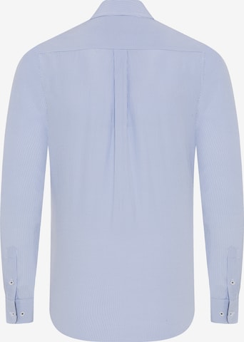 DENIM CULTURE Regular fit Button Up Shirt 'Igor' in Blue