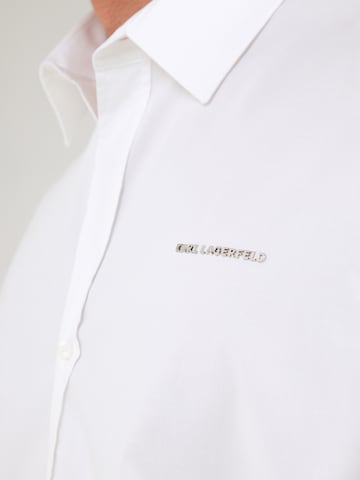 Karl Lagerfeld - Ajuste confortable Camisa en blanco